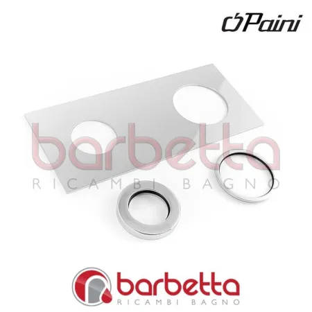PIASTRA COPRIFORO COX RETTANGOLARE A DUE FORI RICAMBIO PAINI 78CR953/208