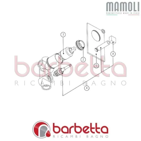 POMOLO DEVIATORE FEEL MAMOLI 9908