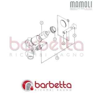 ROSONE MISCELATORE FEEL MAMOLI 90080