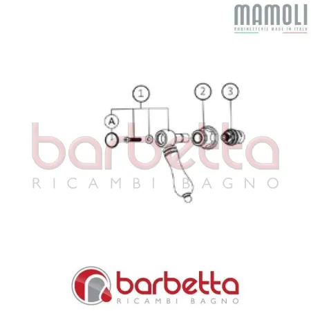 MANIGLIA FREDDO BELGRAVIA MAMOLI 19936