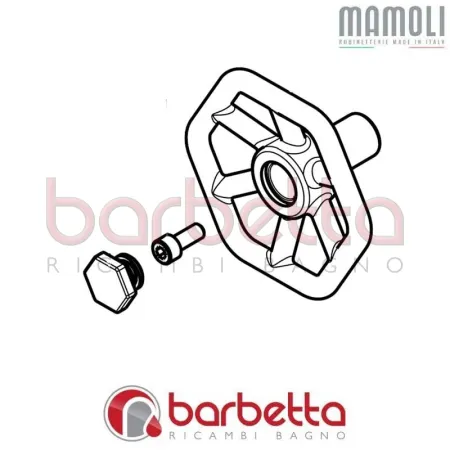 MANIGLIA COMPLETA HIPSTER MAMOLI 20004H