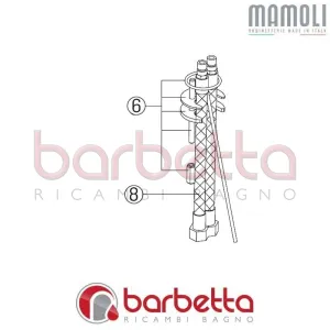 TUBO DI ALIMENTAZIONE FLESSIBILE VIP MAMOLI 90402C