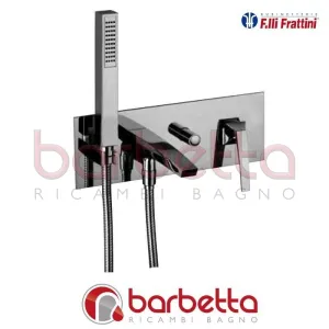 MONOCOMANDO VASCA INCASSO CON DOCCIA DUPLEX "LUCE" F.LLI FRATTINI 84003