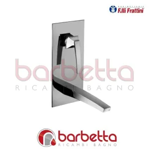 BATTERIA LAVABO A PARETE VERTICALE SENZA SCARICO "LUCE" F.LLI FRATTINI 84035