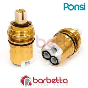 CARTUCCIA D.25 IN OTTONE RICAMBIO PONSI BTRICCCA16