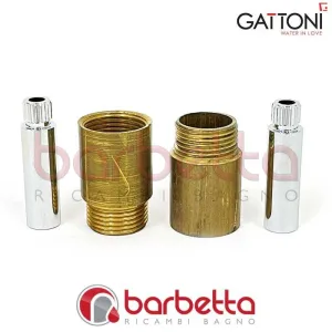 PROLUNGA UNIVERSALE PER RUBINETTO INCASSO CROMO GATTONI 14180