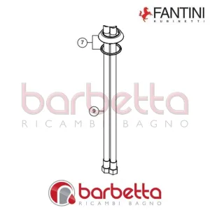 COPPIA FLESSIBILI M12x1-F3/8” PER SERIE CAFE' FANTINI 90020973