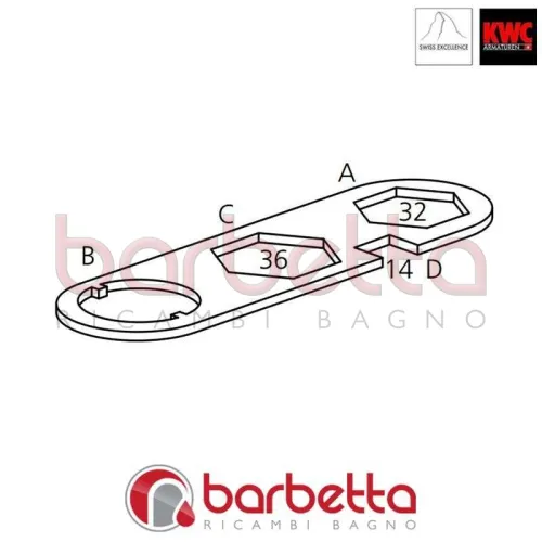 CHIAVE PER SERRAGGIO KWC Z.635.392