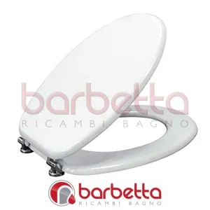COPRI WC WATER SEDILE COPRIWATER UNIVERSALE IN LEGNO LACCATO BIANCO
