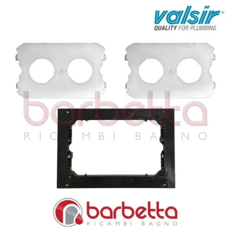 CONTROPLACCA E CENTRATORI MEDIUM NERA CRYSTAL VALSIR VS0875343