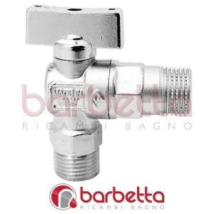 RUBINETTO A SFERA SOTTOLAVABO A SQUADRO 1/2" X 1/2" BUGATTI