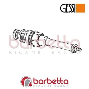 DEVIATORE AUTOMATICO A TIRARE PER INCASSO DOCCIA GESSI R4011