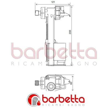 RUBINETTO GALLEGGIANTE UNIVERSALE OLI ONE 884379