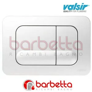 PLACCA ABS MECCANICA DOPPIO SCARICO 245X165 COLORE BIANCO VALSIR VS0870501