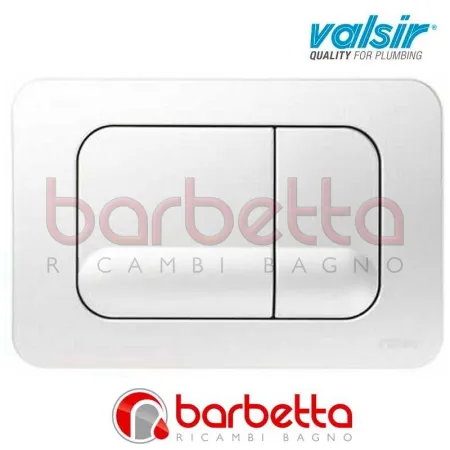PLACCA ABS MECCANICA DOPPIO SCARICO 245X165 COLORE BIANCO VALSIR VS0870501