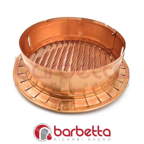 GRIGLIA DI AERAZIONE IN RAME 160 mm