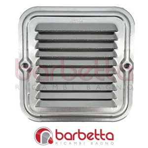 GRIGLIA DI AERAZIONE IN ALLUMINIO mm 230x230