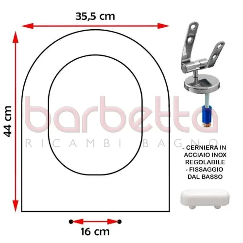 SEDILE COPRIWATER IDEAL STANDARD FIORILE LUSSO SOSPESO BIANCO IDEAL STANDARD
