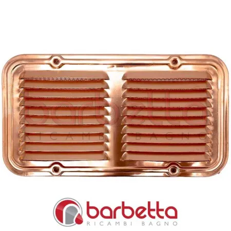 GRIGLIA DI AERAZIONE IN RAME mm 140x250