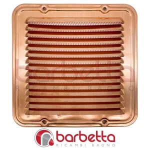 GRIGLIA DI AERAZIONE IN RAME mm 230x230