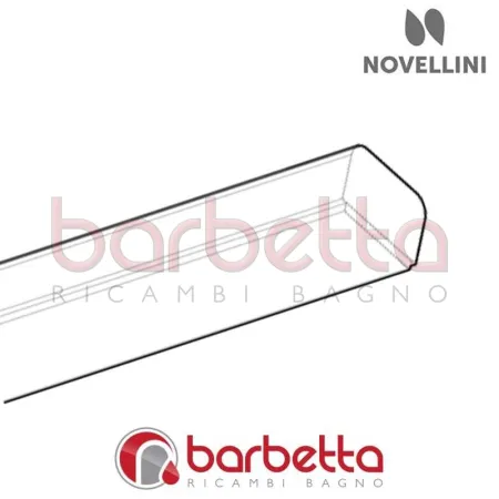 PROFILO DI TENUTA INFERIORE LINEARE BIANCO NOVELLINI P10BNMO1-A