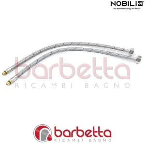 RICAMBIO COPPIA TUBI FLEX MOL M8x1 RID.GRAF. CALOTTA 3/8"G MM.400 W270 SPX NOBILI RTUK203/45