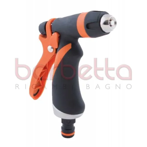 Kit Pistola Irrigazione GF 80005590 Multi 3 Jet Easy Con Raccordi - Arancione, 18 L/min