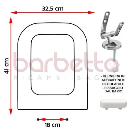 SEDILE COPRIWATER COMPATIBILE G.S.I. ADDA BIANCO