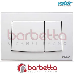 PLACCA ABS MECCANICA DOPPIO SCARICO 245X165 COLORE BIANCO VALSIR VS0872501