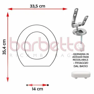 SEDILE COPRIWATER COMPATIBILE RAK JUNIOR BIANCO