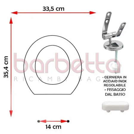 SEDILE COPRIWATER COMPATIBILE RAK JUNIOR BIANCO