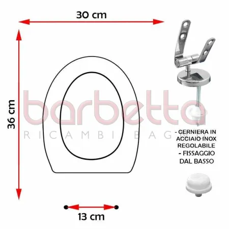 SEDILE COPRIWATER DOLOMITE INFANZIA BIANCO