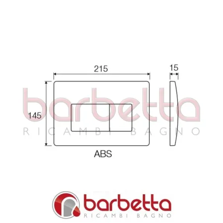 PLACCA P1 CROMO SATINATO PNEUMATICA VALSIR VS0872637