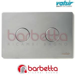 R3 PLACCA DI SCARICO NON INGOMBRO CON PULSANTI A FILO 110X170 COLORE CROMO SATINATO VALSIR VS0875037
