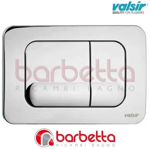 PLACCA ABS MECCANICA DOPPIO SCARICO 245X165 COLORE CROMO LUCIDO VALSIR VS0870535