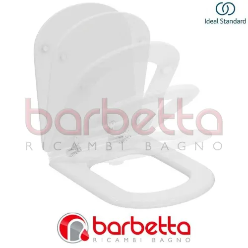 SEDILE COPRIWATER CALLA SEDILE MDF BIANCO LUCIDO IDEAL STANDARD E251801