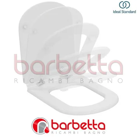 SEDILE COPRIWATER CALLA SEDILE MDF BIANCO LUCIDO IDEAL STANDARD E251801