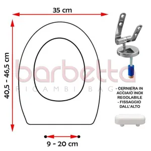 SEDILE COPRIWATER COMPATIBILE SIMAS LFT BIANCO