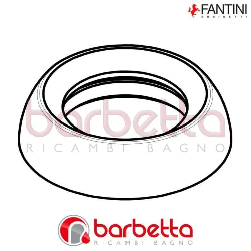 CAPPUCCIO COPRI GHIERA CROMATO RICAMBIO FANTINI 9002Q102