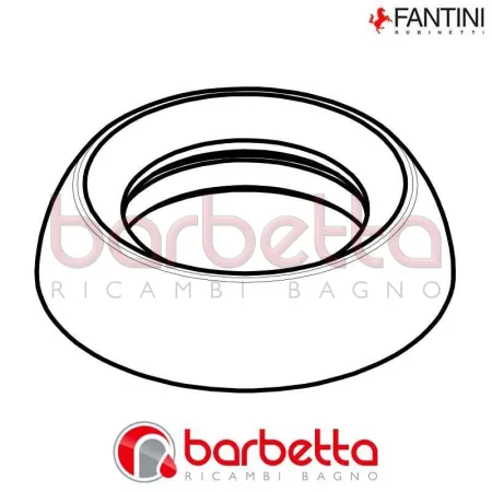 CAPPUCCIO COPRI GHIERA CROMATO RICAMBIO FANTINI 9002Q102