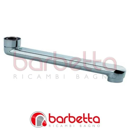 CANNA DI RICAMBIO RUBINETTO A PARETE PIATTO CM.15 CROMO 1267105150