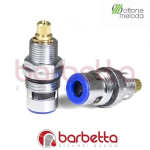 VITONE A DISCO CERAMICO 1/2" GIRO 90° DESTRO OTTONE MELODA G090D