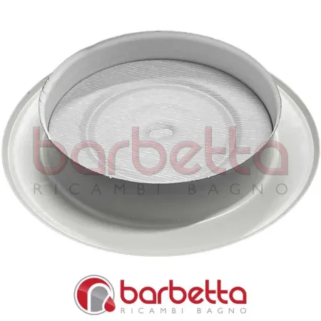 ROSONE SMALTATO D. mm 100 - col. bianco