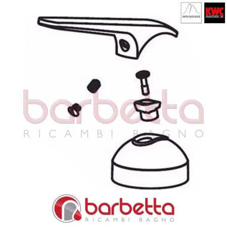 LEVA MANIGLIA IN METALLO RICAMBIO DOMO TL KWC Z.534.960.000