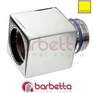 AERATORE A SNODO M16 PER BIDET QUADRO CROMATO RICAMBIO SN7438Q51