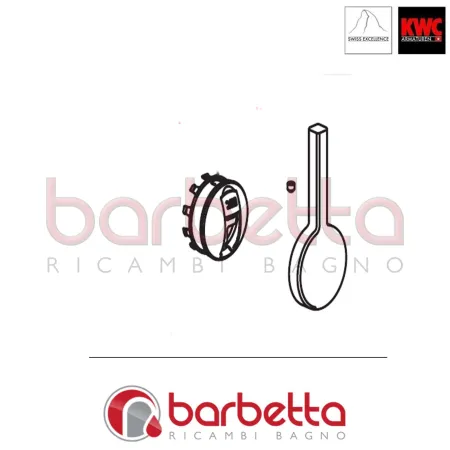 MANIGLIA COMPLETA AVA RICAMBIO KWC Z.536.594.127