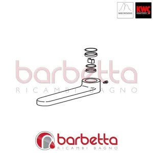 CANNA COMPLETA PER RUBINETTO A175 DOMO RICAMBIO KWC Z.536.686