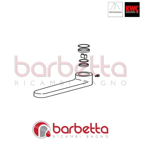 CANNA COMPLETA PER RUBINETTO A175 DOMO RICAMBIO KWC Z.536.686