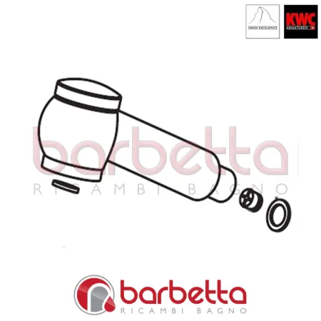 DOCCETTA COMPLETA A225 RICAMBIO KWC Z.538.101.000