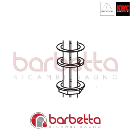SET PER FISSAGGIO COMPLETO RICAMBIO KWC Z.532.907